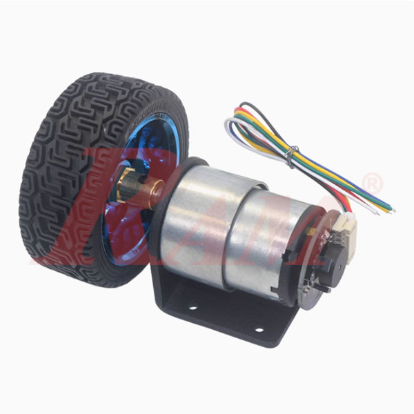 JGB37-520 DC Geared Motor 12Vdc 37 rpm Complete Set With Encoder