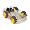 4WD Robot Car Chassis Kit with Speed Encoder Wheels 2 Floor