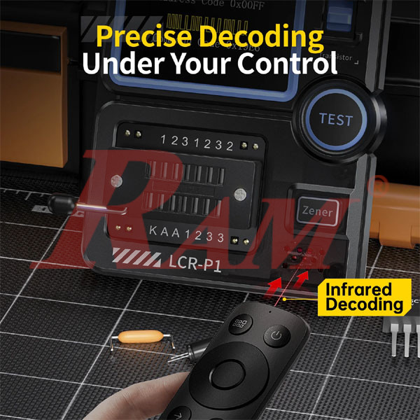 FNIRSI® LCR-P1 Multifunction LCR Transistor Capacitor Tester