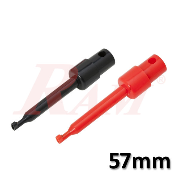 Round Small Single Test Hook Clip 57mm - Red Color (SKU#AD57R)