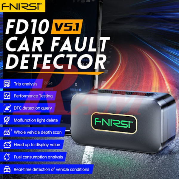 FNIRSI® FD10 Car OBD2 Scanner Clear Error OBD Diagnostic Tool