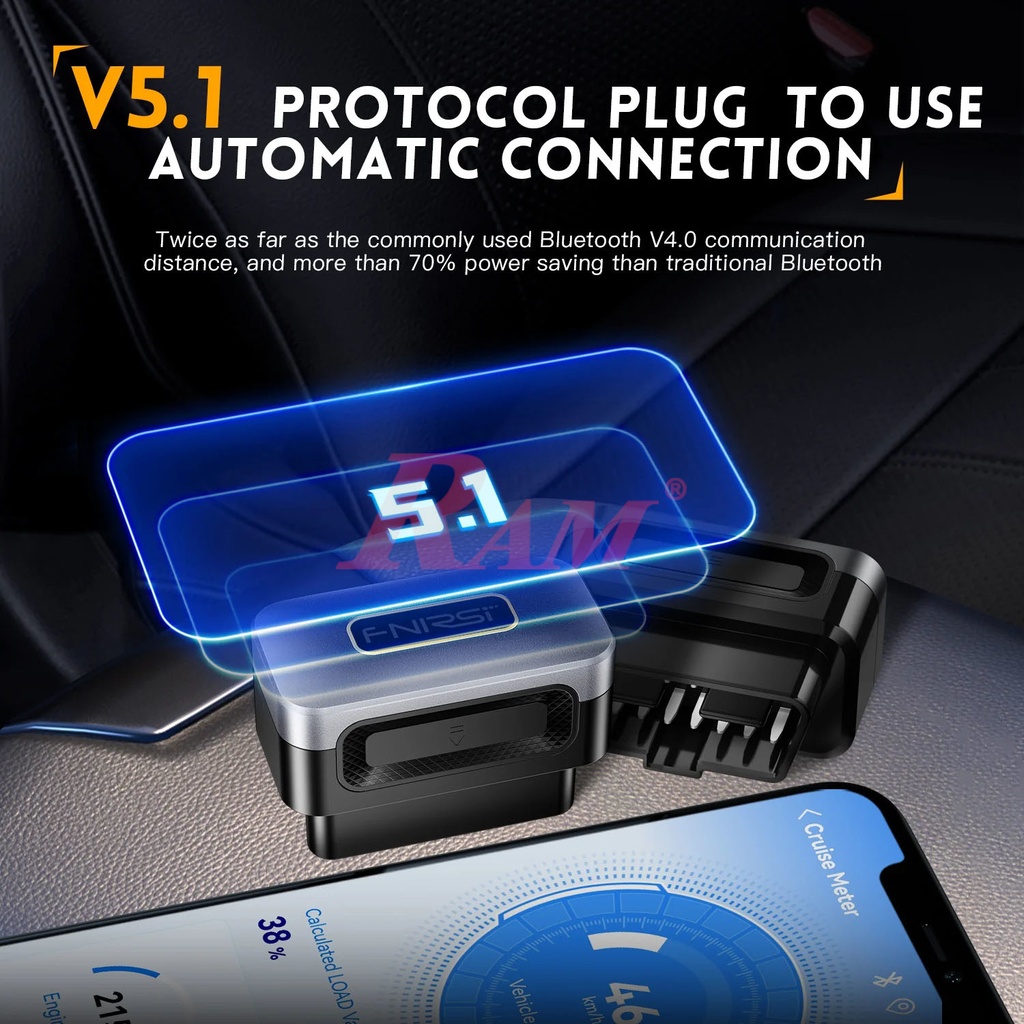 FNIRSI® FD10 Car OBD2 Scanner Clear Error OBD Diagnostic Tool