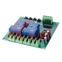YYB-5 Motor Controller Board for Forward/Reverse Operation of 12V/24V Motors with Dual Relay Delay Timing Cycle Module