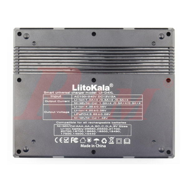 LiitoKala® Lii-D4XL Battery Charger Li-ion Battery