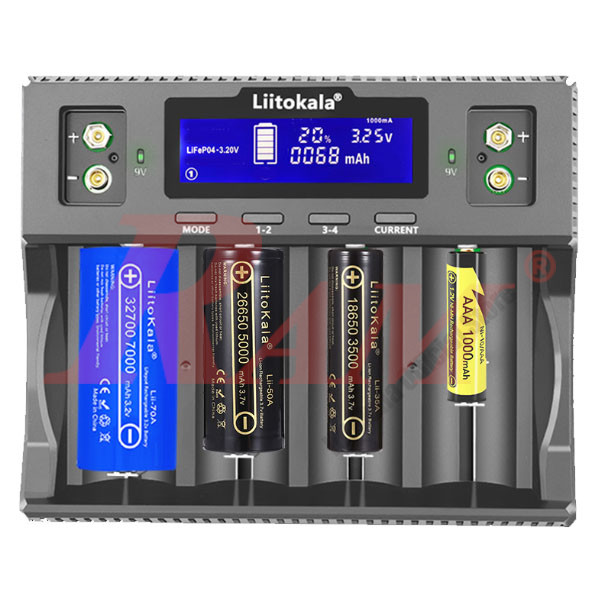 LiitoKala® Lii-D4XL Battery Charger Li-ion Battery
