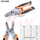 RT120-6282 Wire Stripper 7" and Crimping Pliers 10-22 AWG