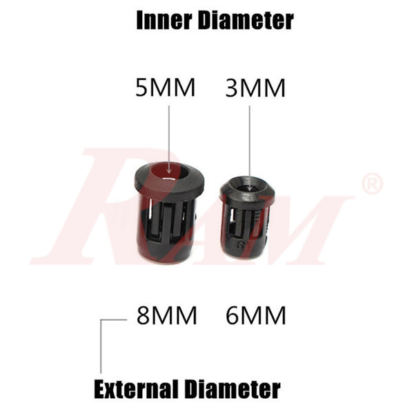 LED 3mm Plastic Cover - LED Bezel Holder