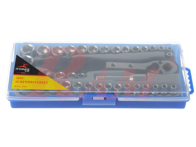 RTH-38A Ratchet Wrench Tool Set (38-Piece)