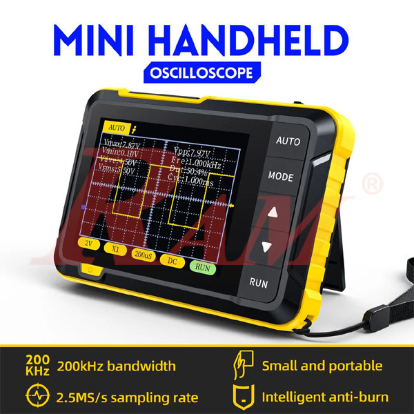 FNIRSI® DSO-152 Mini Pocket 200KHz 2.5MS/s Handheld Digital DSO Oscilloscope