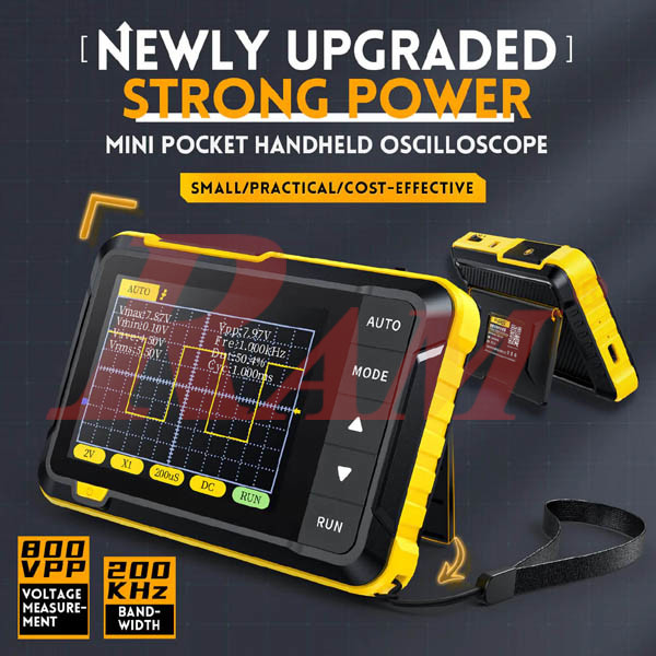 FNIRSI® DSO-152 Mini Pocket 200KHz 2.5MS/s Handheld Digital DSO Oscilloscope