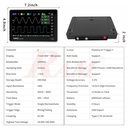 FNIRSI® 1013D Tablet Dual Channel 100MHz 1GS/s Touchable Panel Oscilloscope