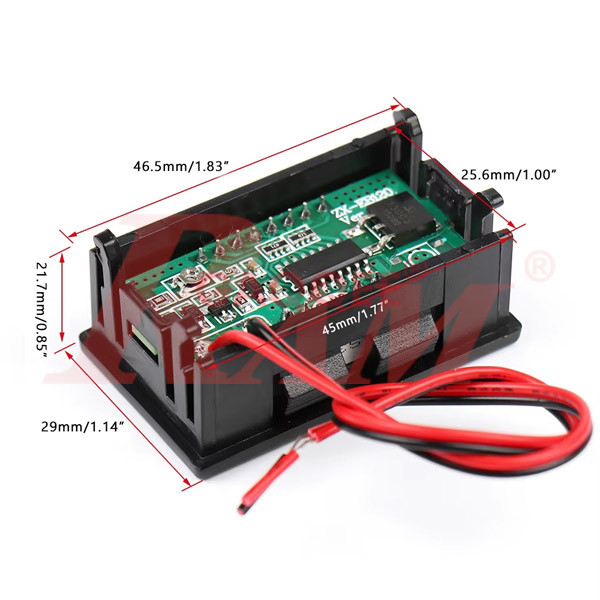 Car Battery Charge Level Indicator & Lithium Battery Capacity Meter Panel (SKU# XL6000)