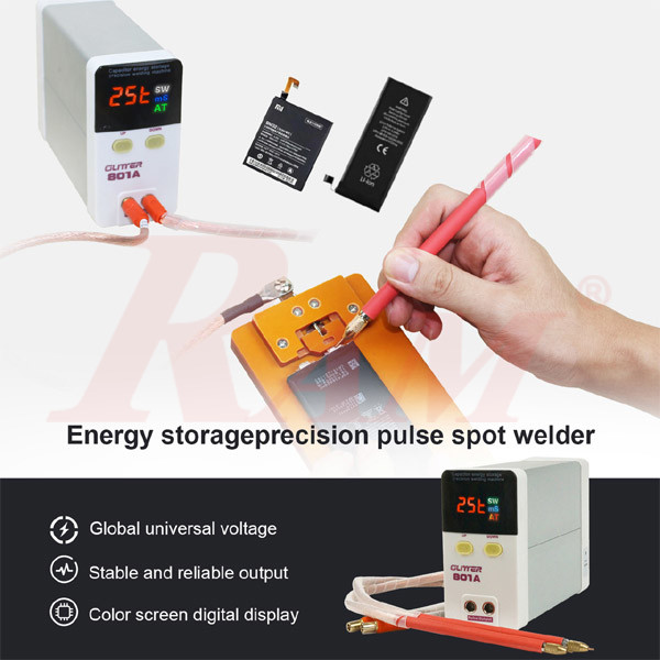 SUNKKO® GLITTER 801A Battery Spot Welder Capacitor Energy Storage Pulse Welding Machine