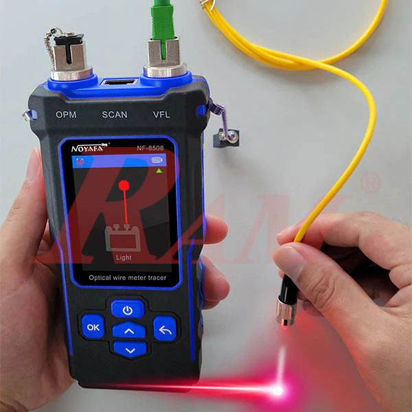 NOYAFA® NF-8508 9-in-1 Multifunction Network Cable Tester with Wire Mapping, Tracing, OPM, VFL for Fiber Optic & Ethernet Network