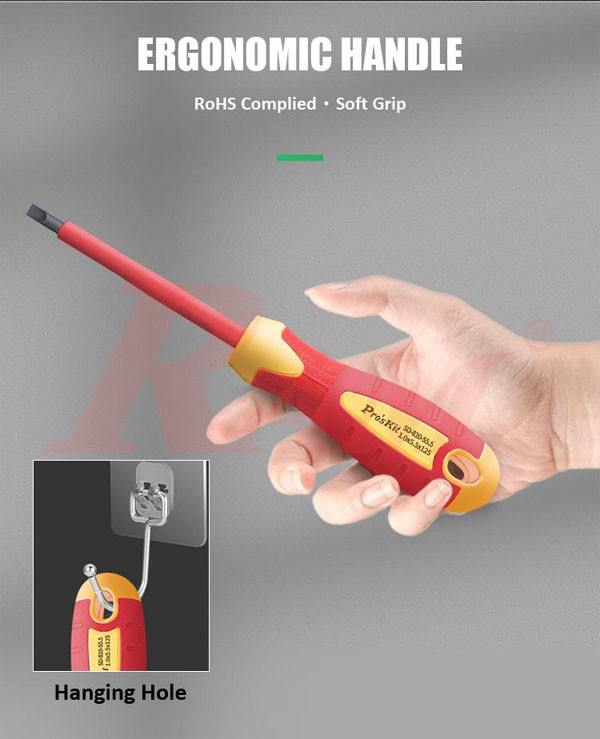 Pro'sKit® PK-2802 - 1000V Insulated Plier & Screwdriver Set