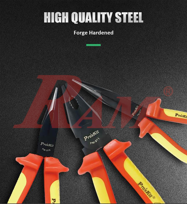 Pro'sKit® PK-2802 - 1000V Insulated Plier & Screwdriver Set