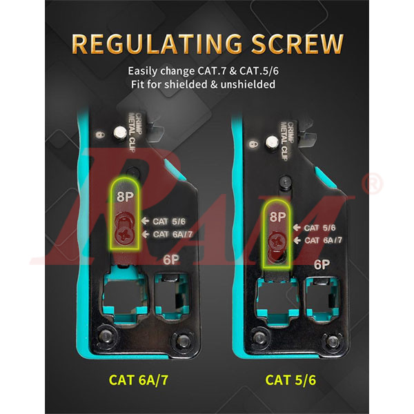 Pro'sKit® CP-335N CAT-7 Modular Plug Crimping Tool