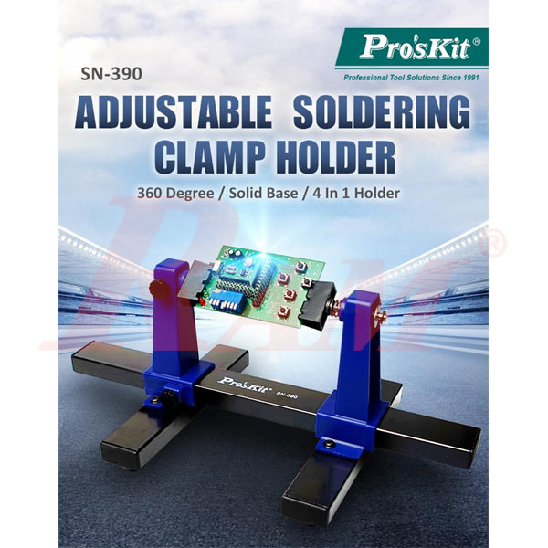 Pro'sKit® SN-390 Adjustable Soldering Clamp Holder - PCB Holder For Printed Circuit Board