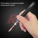 HV-8W Portable Soldering Iron 8W - With Built-in Battery - USB Charging Adjustable Temperature Soldering Iron Kit