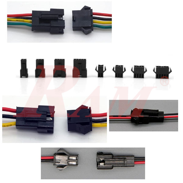 Box of 200 Set Package JST SM 2.54mm Connectors Male-Female Butt Plugs Kit (SKU#SM254)