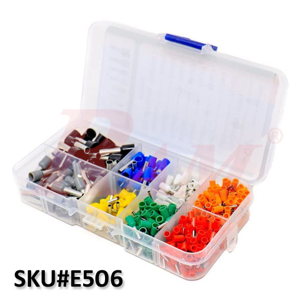 Box of 400 pcs Insulated Ferrule Wire End Crimp Terminals E0506~E6012 Kit (SKU#E506)