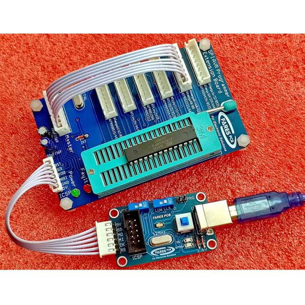 AVR ZIF Board USBasp SPI Programmer Extension