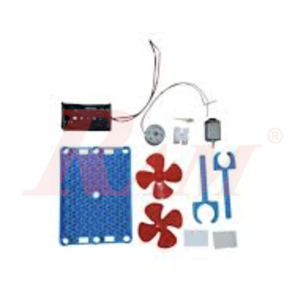 DIY Wind Power Turbine Generator System DC Motor - Science Toy