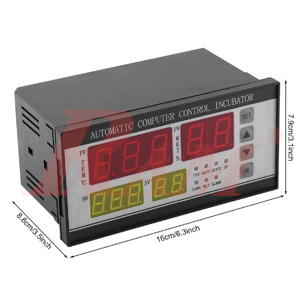 XM-18 220Vac Egg Incubator Programmable Controller Hygrostat Thermostat