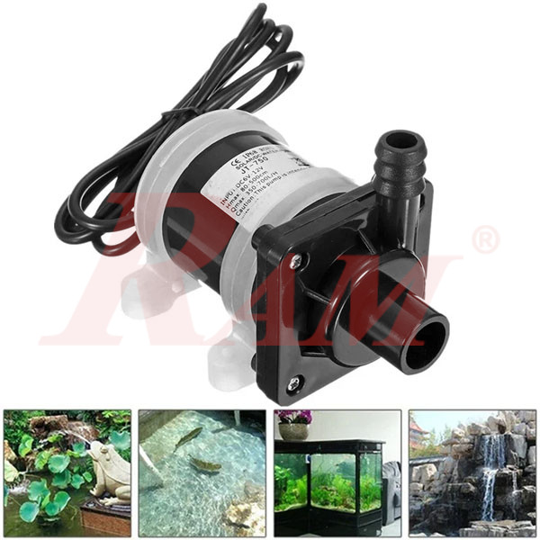 Water Pump JT-750-12Vdc Brushless Submerged DC Pump 700L/H