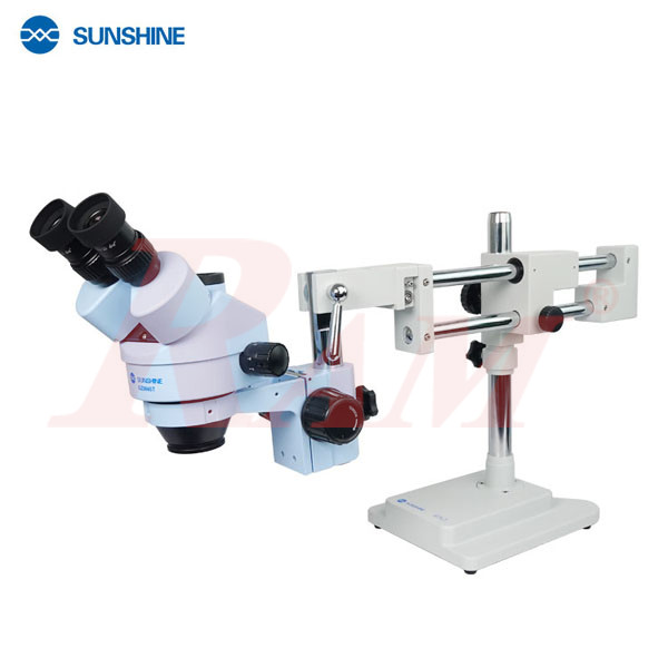 SZM45T-STL2 7-45X SUNSHINE Trinocular Stereo HD - Stereo Microscope With 0.5 CTV Connector + HDMI Camera