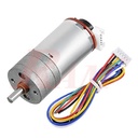 25GA370 DC Geared Motor With Encoder 6Vdc 130 rpm