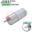 DC Geared Motor 24Vdc 500 rpm - Model JGB37555-10K