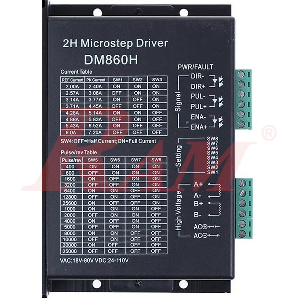 DM860H - 2 Phase Digital Stepper Driver
