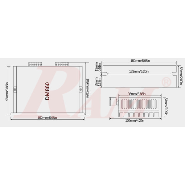 DM860H - 2 Phase Digital Stepper Driver