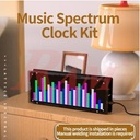 DIY Phantom LED Digital 32x16 Dot Matrix Spectrum Clock