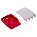 Enclosure For Raspberry Pi 4B - ABS Red/White Case (SKU#BOX4CO)
