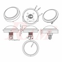 Arcade Style 100mm Big Round Push Button With Red LED Light - Massive Arcade Button with LED