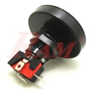 Arcade Style 60mm Big Round Push Button With Red LED Light - Flat Head