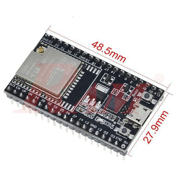 ESP32-DEVKITC Development Board (ESP32-WROOM-32U – 4MB Flash)