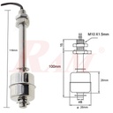 Stainless Steel 100mm High-Temperature Single Float Tank Level Switch