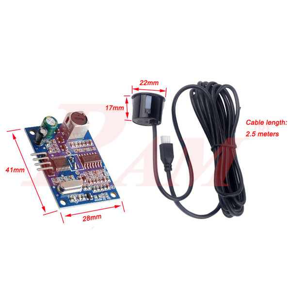 Waterproof Ultrasonic 1X Distance Measuring Sensor Module - JSN-SR04T