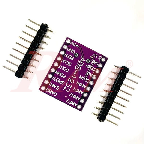 ADS1232 - 24 Bit Delta-Sigma Low Noise SPI ADC Module