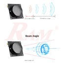 Range Finder Ultrasonic Sensor 800cm UART Output DYP-H01-V1.0