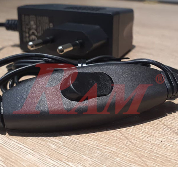 Wall Power Adapter 12Vdc 1A - With On/Off Switch