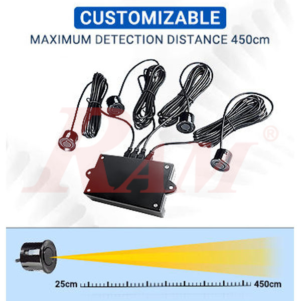Waterproof Ultrasonic 4X Distance Measuring Sensor Module - UART Output