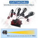 Waterproof Ultrasonic 4X Distance Measuring Sensor Module - UART Output