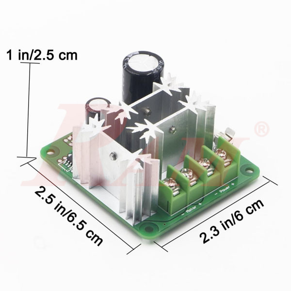 PWM 15A Motor Speed Control Switch Manual (6Vdc to 90Vdc)