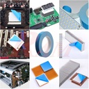 White Double Face Thermal Heat Conductive Tape 18mm (Blue Cover)