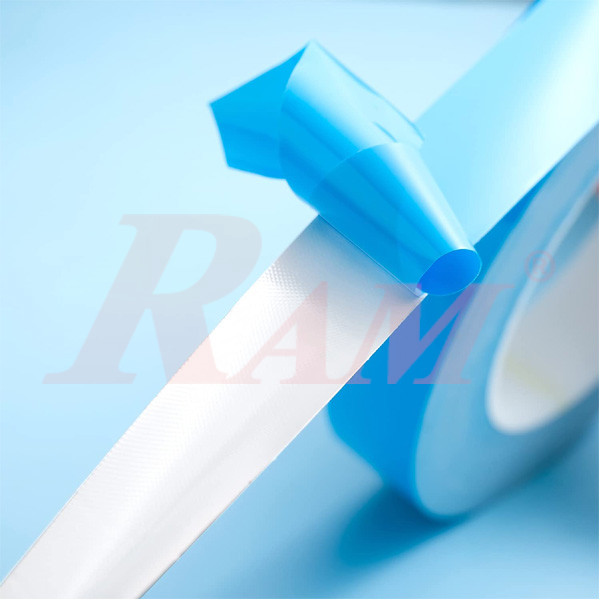 White Double Face Thermal Heat Conductive Tape 18mm (Blue Cover)