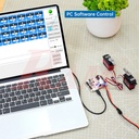 LSC-24 24-Channel Digital Servo Controller with 16M Memory/Arduino Compatible With Over-Current Protection